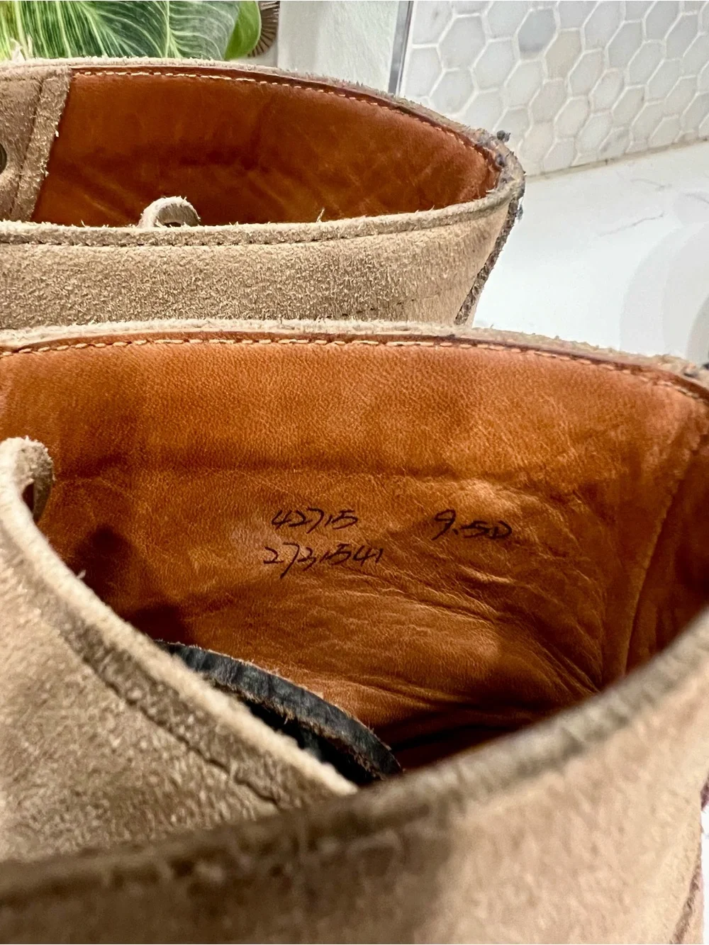 Grant Stone Men's Suede Diesel Boots in Tan - Classic Lace-Up Style